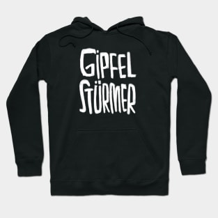 Gipfel Stürmer, Gipfelstürmer für Bergsteiger Hoodie